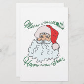 クリスマスを祝う 便箋 (正面/裏面)