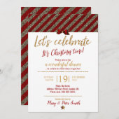 クリスマスを祝おう!招待状 招待状 (正面/裏面)