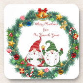 . .クリスマスを祝して我々の格言から君のクリスマスへ コースター (正面)