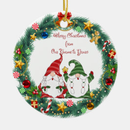 . .クリスマスを祝して我々の格言から君のクリスマスへ セラミックオーナメント