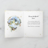 クリスマスを祝して特別な友人へ カード (内部)