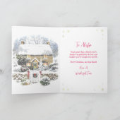 クリスマスを祝して特別な友人へ カード (内部)