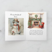 クリスマスを祝して特別な友人へ カード (内部)