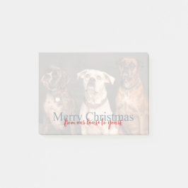 クリスマスを祝して私たちの家から写真へ ポストイット