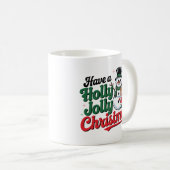 クリスマスを祝すてきう コーヒーマグカップ (正面右)
