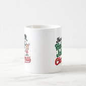 クリスマスを祝すてきう コーヒーマグカップ (中央)