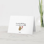 クリスマスを祝すてきう シーズンカード (裏面)