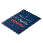 クリスマスを祝すてきう ノートブック (左側)