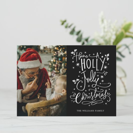 クリスマスを祝すてきう |写真の追加 シーズンカード (スタンド正面)