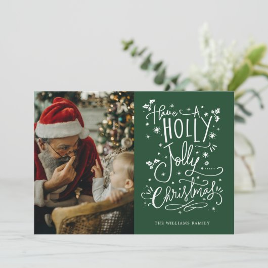 クリスマスを祝すてきう |写真の追加 シーズンカード (スタンド正面)