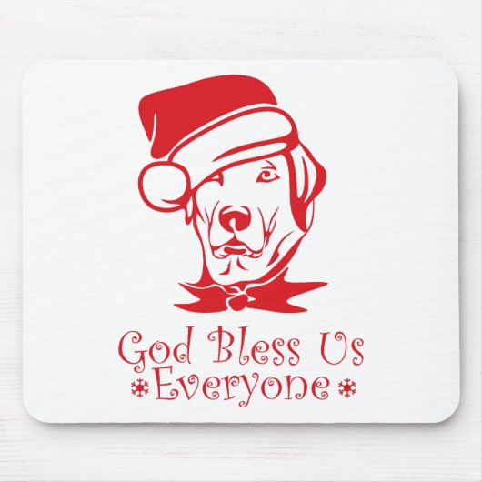 クリスマスを祝福する マウスパッド (正面)