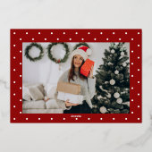 クリスマスを穏やかに楽しく 箔シーズンカード (裏面)