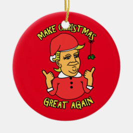 クリスマスを素晴らしく再度させて下さい セラミックオーナメント