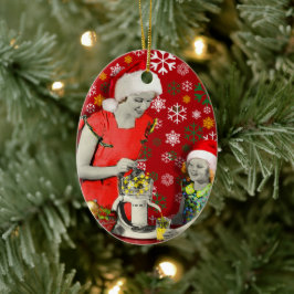 クリスマスを絞る セラミックオーナメント