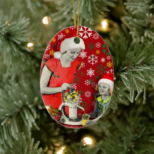 クリスマスを絞る セラミックオーナメント (ツリー)