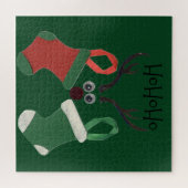 クリスマスを美しくおもしろいホホホ! ジグソーパズル (横)