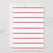 クリスマスを華やかにするカクテル作り 招待状 (裏面)