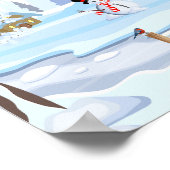 クリスマスを表すアルファベット ポスター (角)