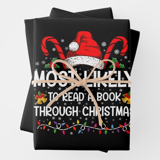 クリスマスを読通して本になる可能性が高い ラッピングペーパーシート (インサイチュ)