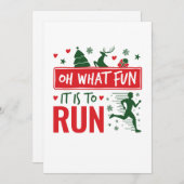 クリスマスを走る楽しみ シーズンカード (正面/裏面)