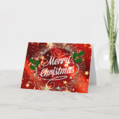 クリスマスを輝かせて カード (正面)