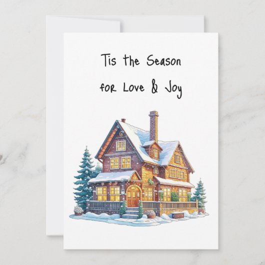 クリスマスを込めたあたたかなホリデーシーズン シーズンカード (正面)