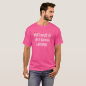 クリスマスを通して眠りそうな Tシャツ (正面フル)