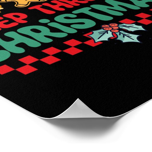 クリスマスを通して眠る可能性が最も高い – クリスマス ポスター (角)