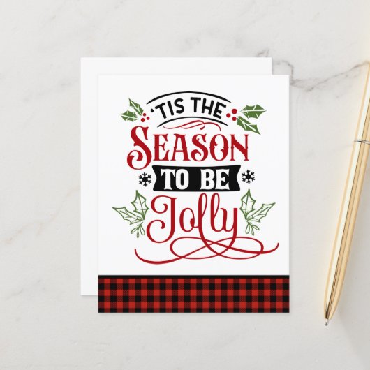 クリスマスを過ごすシーズンをすてき予算 (正面/裏面インサイチュ)