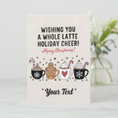 クリスマスを願って全体のラテコーヒー応援 招待状 (スタンド正面)