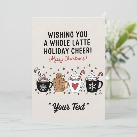クリスマスを願って全体のラテコーヒー応援 招待状 (スタンド正面)