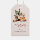 クリスマスを飲む ギフトタグ (正面)