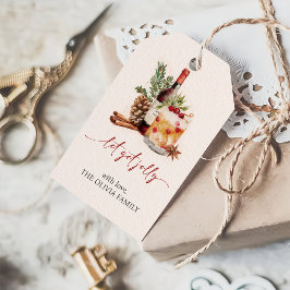 クリスマスを飲む ギフトタグ