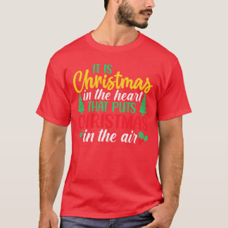 クリスマスを飾るのはハートのクリスマスだ Tシャツ