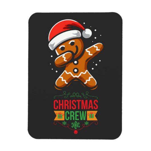 クリスマスを飾るジンジャーブレッド マグネット (縦)