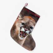 クリスマスを飾る スモールクリスマスストッキング (正面 (吊り時))