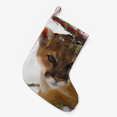 クリスマスを飾る スモールクリスマスストッキング (正面 (吊り時))