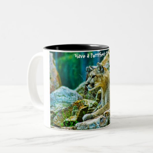 クリスマスを飾る ツートーンマグカップ (正面左)