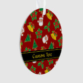 クリスマスアイコンパターン オーナメント (正面)