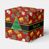 クリスマスアイコンパターン フェイバーボックス (裏面サイド)