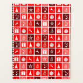 クリスマスアイコンレッドスクウェアズホリデーアートクラシック プランナー手帳 (正面)