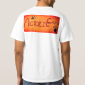 クリスマスアイススケートで滑る Tシャツ (裏面)