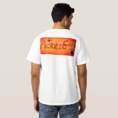 クリスマスアイススケートで滑る Tシャツ (裏面フル)