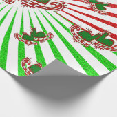 クリスマスアイススケート –  ラッピングペーパー (角)