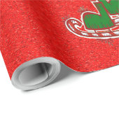 クリスマスアイススケート –  ラッピングペーパー (ロールコーナー)