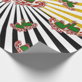 クリスマスアイススケート –  ラッピングペーパー (角)