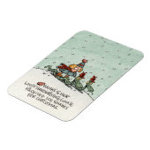 クリスマスアイススヘビホリデーカード マグネット (左側)