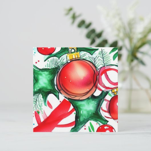 クリスマスアイテム カード (スタンド正面)