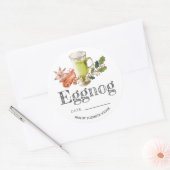 クリスマスアイデア　スパイスクエグノッグ ラウンドシール (封筒)