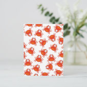 クリスマスアイランドアカガニ ポストカード (スタンド正面)